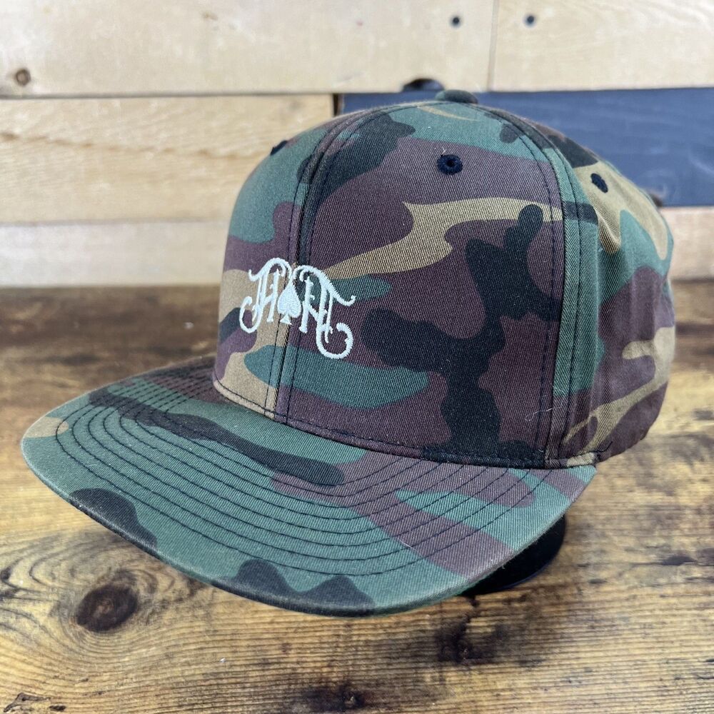 Heavy Hitters Weed Camouflage Embroidered SnapBack Adjustable Hat Baseball Cap